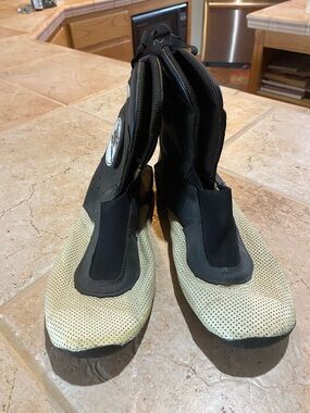 Alpinestars Black and Cream  Booties